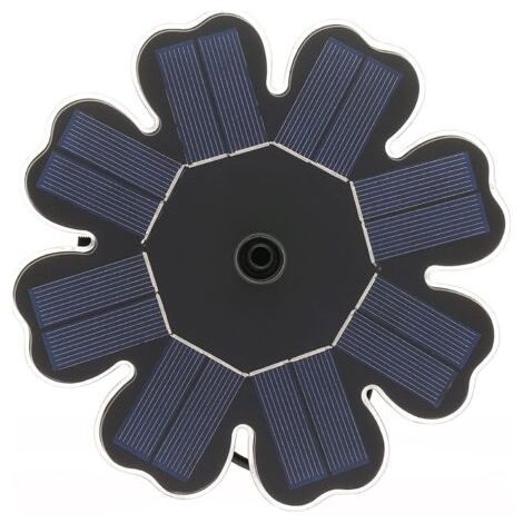 Mini Fontaine d'énergie Solaire, 8V/1.4W Fontaines d'étang Pompes de Fontaine d'étang pour la décoration de Jardin(2.5W No Battery)