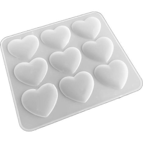 Silikon-DIY-3D-Herz-Gussformen für handgemachte Geschenke, Seife, Tonbastelarbeiten und Dekorationen (1/4)