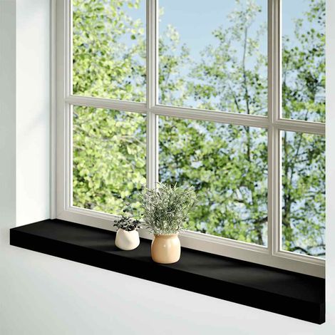 Maison Exclusive - Davanzali 2 pz Marrone-nero 90x15x2 cm Legno Massello Rovere (1/5)