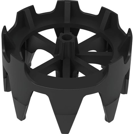 Schalungsanschlag ohne Nagel ø48x30mm zum Fixieren der Schaltafel in der Wandsohle hochwertiges Schalungszubehör, Kunststoff - 100 Stück