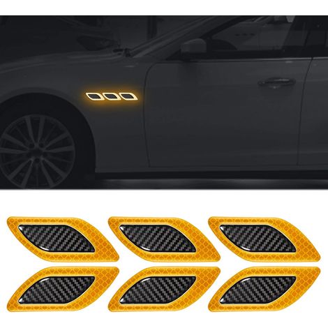 Stück 3D-Reflexstreifenaufkleber für Kotflügel, Motorhaube und Heckklappe