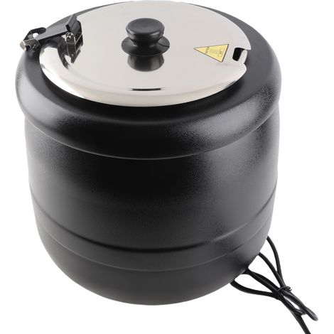 GARRYFIZH 10L Soup Kettle Warmer Detachable Acier inoxydable Liner Pot Thermal Insulation Food 400W EU Plug 220V – Pièce de rechange industrielle, haute qualité, usage professionnel