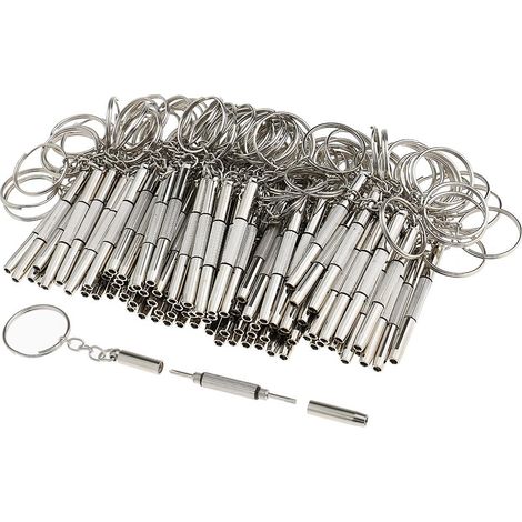 100 Pièces 3 En 1 Lunettes De Soleil Lunettes De Soleil Kit De Réparation De Tournevis De Montre De Téléphone Portable (1/5)