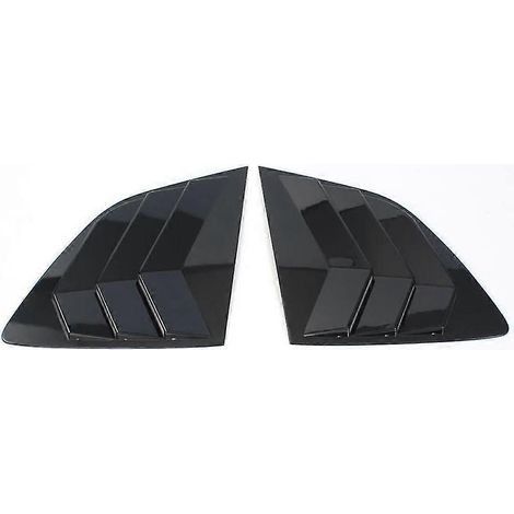Accessoires de garniture de cache de prise d'air pour persiennes de vitres latérales 2023 (noir) (1/5)