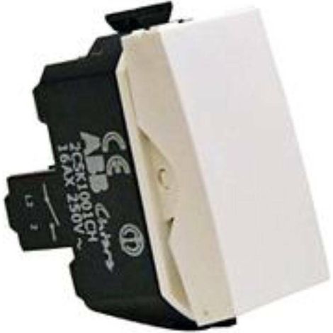 Abb interruttore serie chiara 1polo 10a colore bianco 2csk1001ch