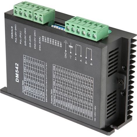 DM542 Pilote de Moteur Pas à Pas 2 Phases pour Moteurs 57/86 Série, 18-48V CC, Crête 4,2A (1/5)