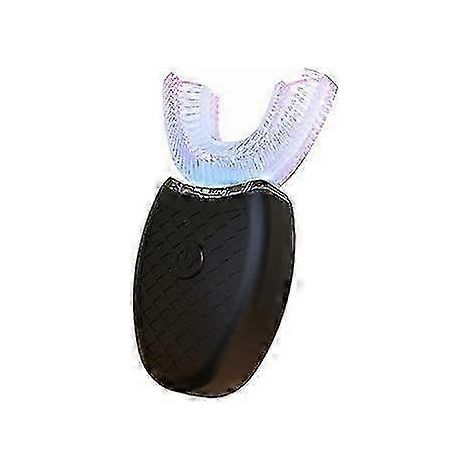 Brosse à dents électrique ultrasonique entièrement automatique à 360° avec lumière LED en forme de U pour un nettoyage et un blanchiment bucco-dentaire optimaux.