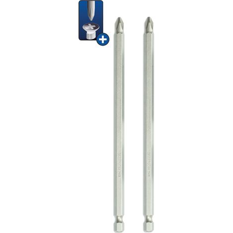 Puntas de destornillador DEDRA PH2x150mm - 2 uds., acero S2