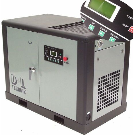 Schraubenkompressor 11 kW Luft Kompressor 1000L 13 bar Schraubenverdichter 05133 (1/5)