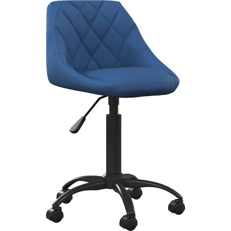 Maison Exclusive - Chaise de salle à manger Bleu Velours (1/5)