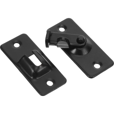 Loquet de Sécurité Coulissant en inox 90° 2 Lots (1/5)