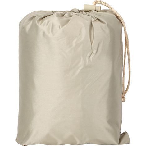 Housse de rangement pour bûches 420D Oxford imperméable, marron-beige 244x107x61cm, protection extérieure coupe-vent pour bois de chauffage (1/5)
