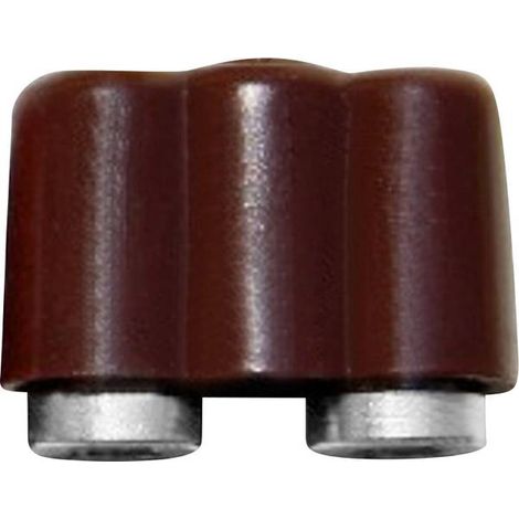 BELI-BECO 61/17br Presa da laboratorio in miniatura Giunto dritto Ø perno: 2.6 mm Marrone 1 pz.