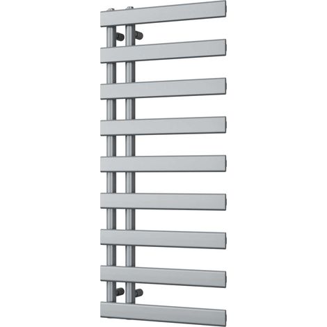 Agar - Silver Towel Radiator - H1156mm x W500mm (1/3)