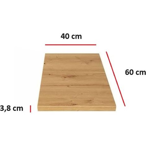 Küchen Arbeitsplatte 40 cm 38 mm Küchenzeile Küchenblock Eiche Artisan EKO STILO (1/3)