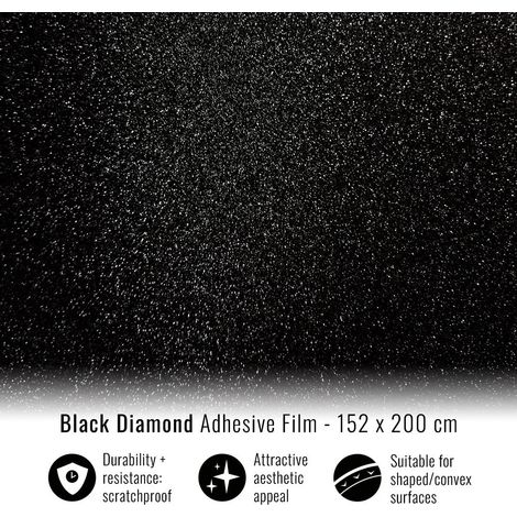 Pellicola Adesiva per Wrapping Black Diamond - Dimensione: 152 X 200 CM