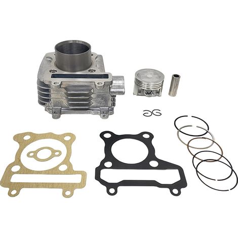 Cylinder liners and piston rings for TVS Super XL100 U162 XL100CC motorcycle engines. (1/4)