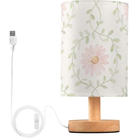 Yuiboo Lampe de table petites lampes en toile jute pour enfants (1/5)