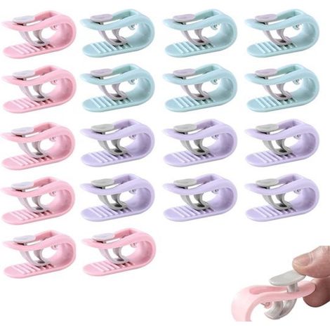 Lot de 18 clips de couette – Robustes – Pinces de maintien – Couvertures et literie – Anti-glissement (1/5)