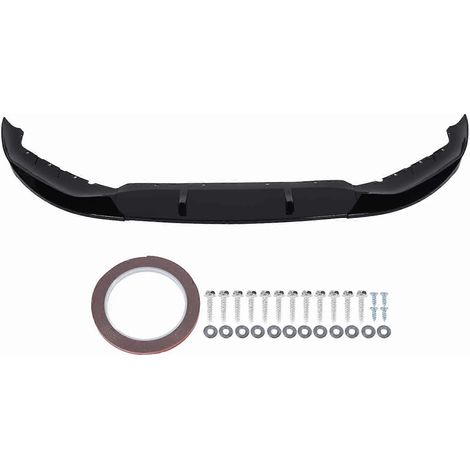 Kit spoiler inferiore per paraurti anteriore per modelli BMW Serie 5 G30 G31 LCI M Sport 2021-2023, nero lucido. (1/4)