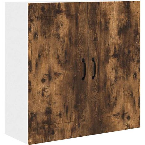 Meuble mural de cuisine,Armoire de cuisine avec étagère Chêne fumé 80 x 31 x 80 cm CFW66396 (1/5)