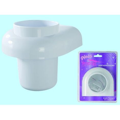 Porte-brosse à dents en abs blanc