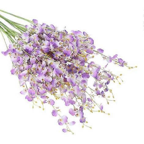 Fleur artificielle en 6 couleurs, faite main, écologique, sans découpeviolet (1/5)