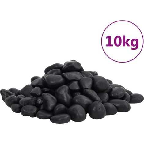 Galets polis 10 kg noir 2-5 cm (1/5)