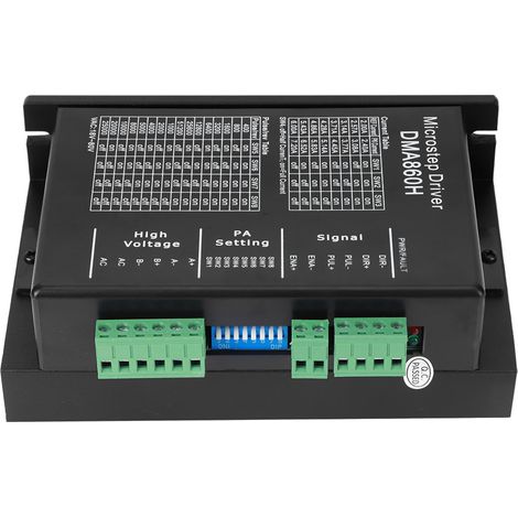 Contrôleur de moteur pas à pas numérique CNC 32 bits ultra-silencieux DMA860H 2,47,2 A 1880 V CA (1/5)