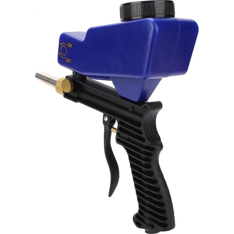 Pistolet de sablage portable à gravité, outil de sablage à air 70‑150 PSI, 6000 tr/min (1/5)
