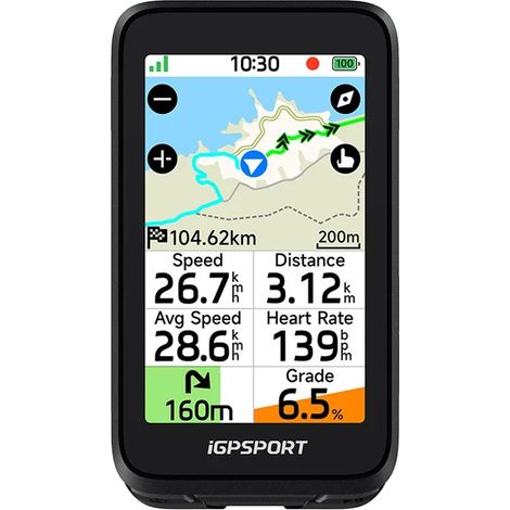 GPS-Fahrradcomputer, anpassbare Navigation, verlängerte Akkulaufzeit, BiNavi Air (1/2)