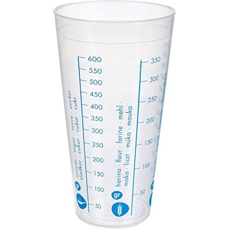 Metaltex 736200 Bicchiere GRADUATO PLASTICA 0,75 LTS, Tinta Unita, Estándar