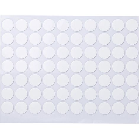 Pastilles adhésives double face transparentes rondes repositionnables collecteur acrylique pour bricolage déco fête 70 pièces (1/3)