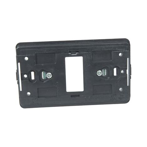 SUPPORTO FRUTTI VENUS MARLANVIL - PC NERO POSTI 1- 25 pezzi