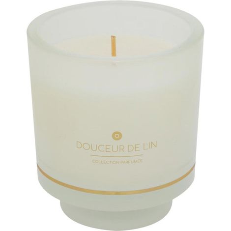 Bougie Parfumée en Verre "Ilae" 225g Douceur de Lin (1/2)