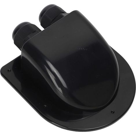 Presse-¨Toupe D'entr¨e de CaBle Solaire, Plastique ¨Tanche ¨¤ Double Entr¨e de CaBle Support de BoTier de Presse-¨Toupe D'entr¨e de CaBle pour Bateau (1/5)