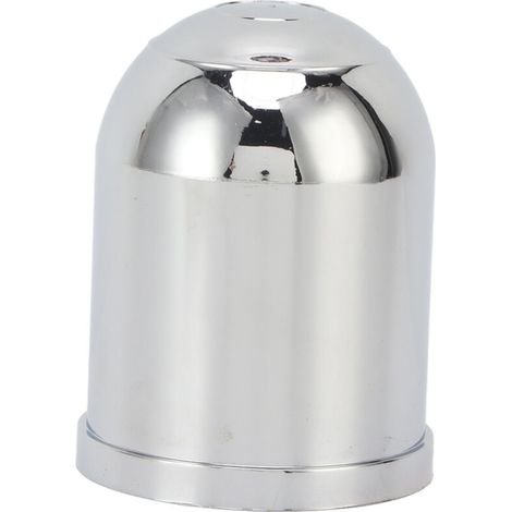 Capuchon de tête de coupleur de boule de remorque, couvercle de Protection chromé en plastique ABS pour boules d'attelage de 50mm 2 pouces 1 à 7/8 pouces. (1/5)