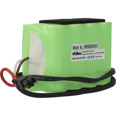 vhbw Batería compatible con Velux INTEGRA Solar persiana claraboya y persianas enrollables, ventanas solares (2100 mAh, 10,8 V, NiMH, con cable)