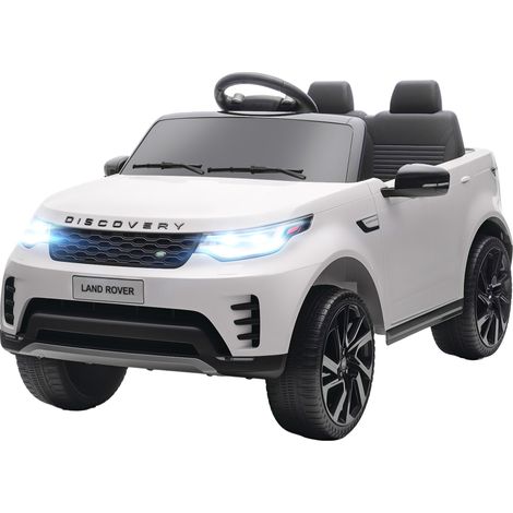 Auto elettrica per bambini fuoristrada 105 x 68,5 x 58 cm telecomando doppio motore design moderno in plastica bianca 210000635