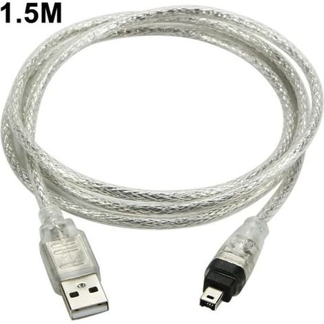 KLVGTIFS PU - Câble USB (mâle vers Firewire IEEE1394a mâle, à 4 broches, pour périphériques) (1/5)