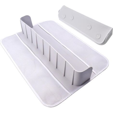 Foldable Shower Splash Guard, Silicone Bathtub Edge Screen, Bath Tub Corner Ideal for Children Bathhouse, Home, Bathroom, Product size: about 21.26x15.75x3.94 inches (1/4)