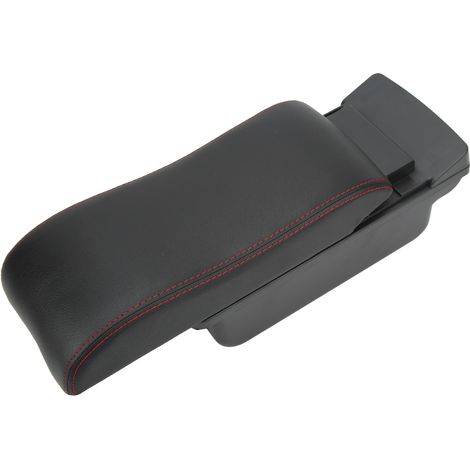 Console central pour Suzuki Swift 2005-2021, grand coffre de rangement, surface lisse noire, couture rouge, remplacement intérieur (1/5)
