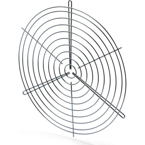 Helios SG 400 Schutzgitter zu Rohrflansch DN 400, kunststoffbeschichtet, Silbermetallic