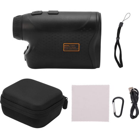 Télémètre laser portable USB rechargeable 5-600m monoculaire ABS avec batterie, chasse sport (1/5)