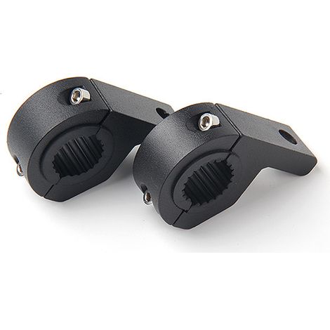 BRAVIX 2 pièces Support de Montage 22MM-32MM Universel De Travail Tube De Lumière Pince De Montage Support Phares Rouleau Support Voiture LED Bar Lampe
