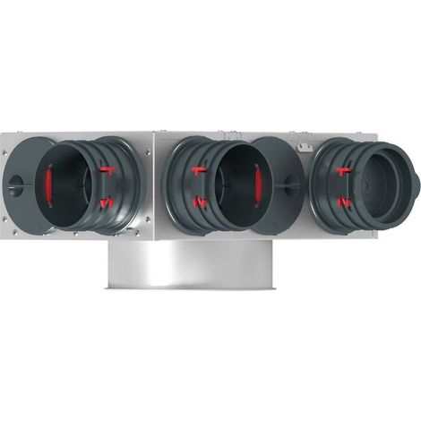 Helios FRS-VE 5-75/160 FlexPipe Verteilelement 5 Einzelstutzen, rund DN 75, Anschluss DN 160 (1/2)