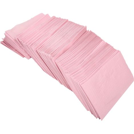 Nappe jetable dentaire 125 pièces, protection hygiénique pour fauteuil, accessoires de soin dentaire, rose (1/5)