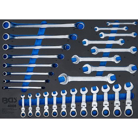 Set chiavi bgs 28 pezzi 72 denti inserto schiuma (1/3)
