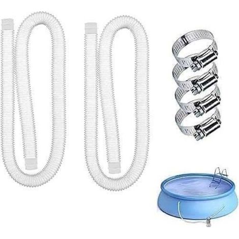 Kit de Remplacement de Tuyau pour Filtre de Piscine, pour Piscines Hors Sol. (1/4)