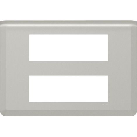 Plaque de finition Mosaic pour 2x6 modules alu LEGRAND 079336L (1/3)